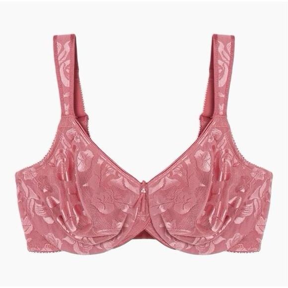 Wacoal 38G Awareness Full Figure Seamless Underwire Bra Mauve Pink 85567 Women's - Picture 2 of 16